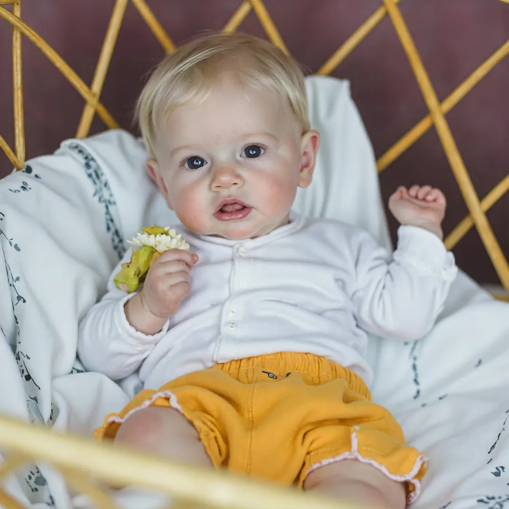 Heartbeat & Sound 20" Reborn Baby Boy Doll with Rosy-Cheeked Cute Face
