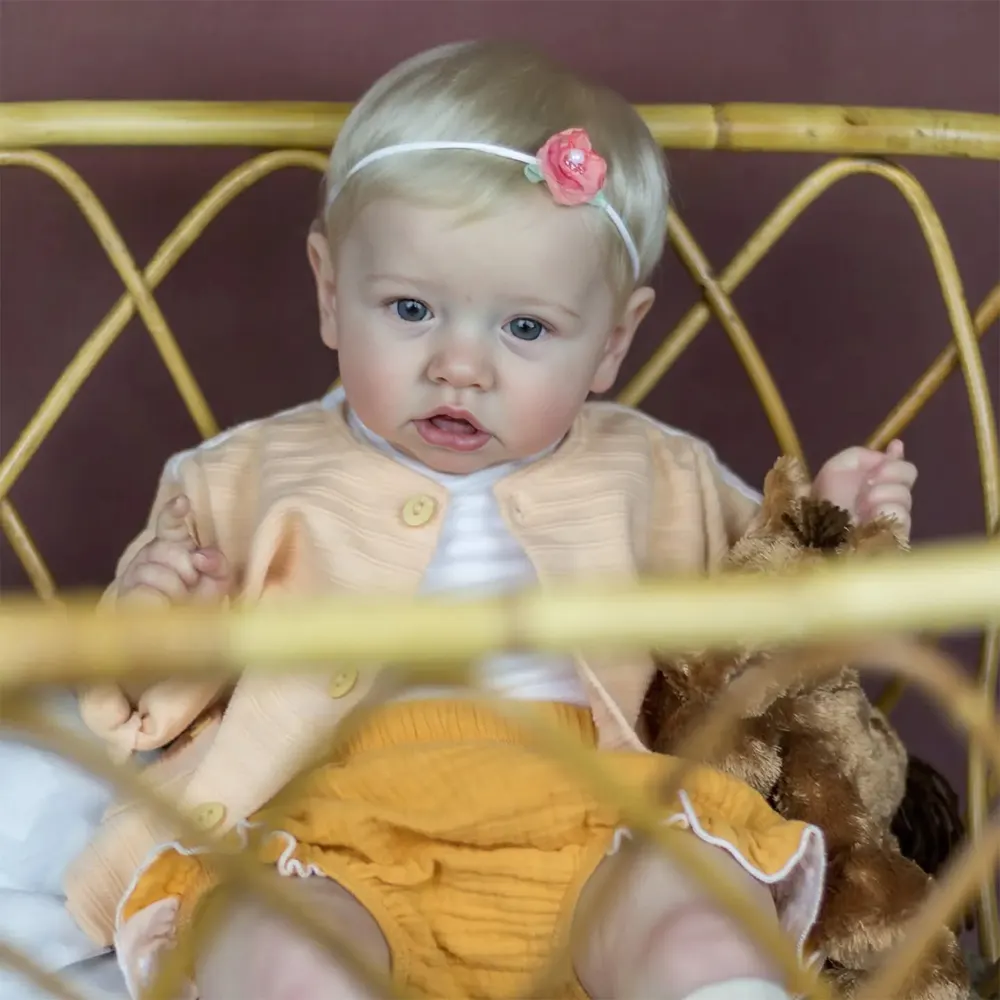 Heartbeat & Sound 20" Reborn Baby Boy Doll with Rosy-Cheeked Cute Face, photograph 2
