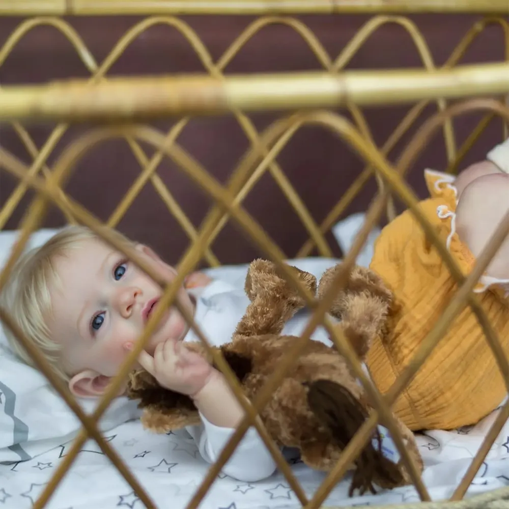 Heartbeat & Sound 20" Reborn Baby Boy Doll with Rosy-Cheeked Cute Face, photograph 4