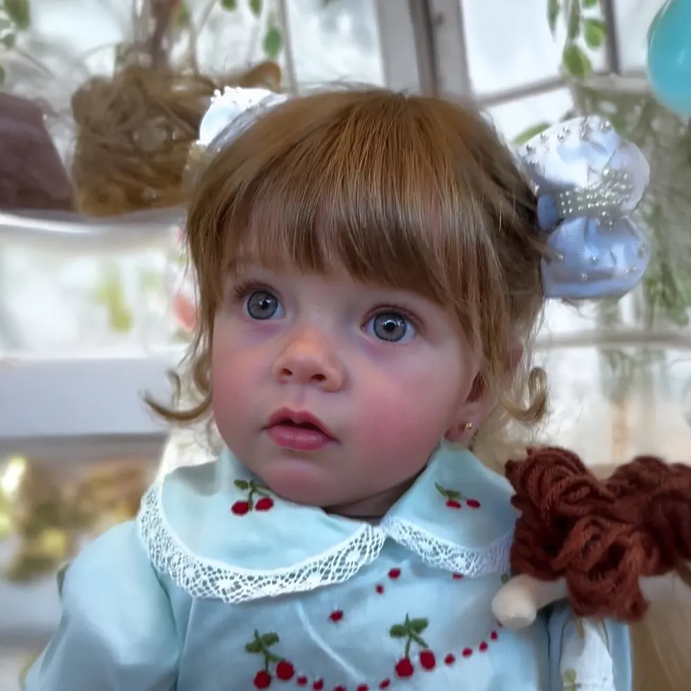 Heartbeat & Sound 20" Handmade Toddler Reborn Baby Doll Girl with Smooth Skin