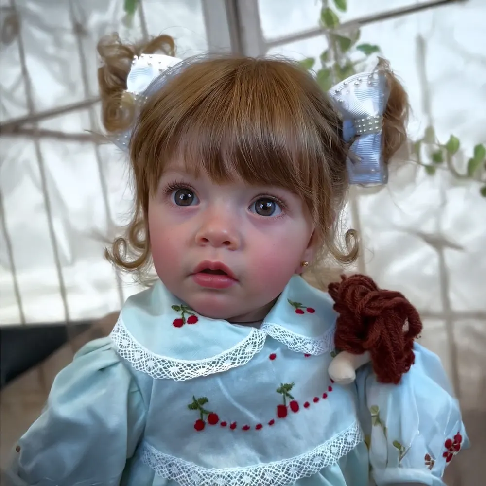 Heartbeat & Sound 20" Handmade Toddler Reborn Baby Doll Girl with Smooth Skin, photograph 5
