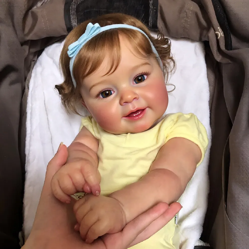Interactive Reborn Baby Doll Girl 20" Lifelike, Blinking & Breathing, Alouette