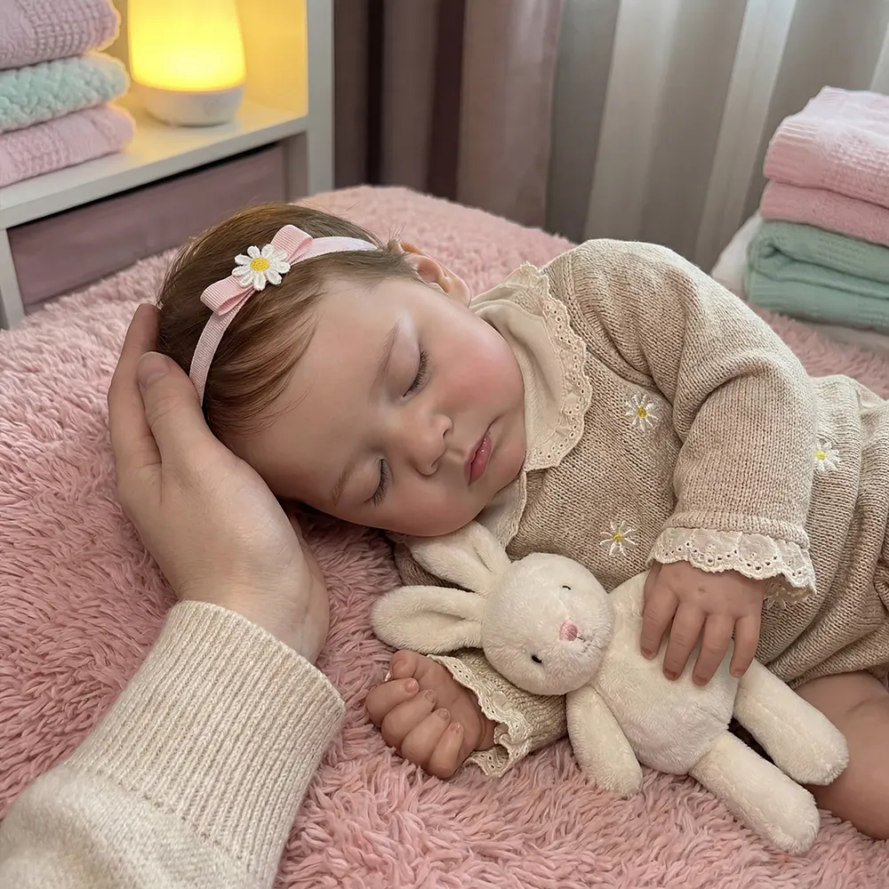 Lifelike Newborn Girl or Boy Doll with Soft Round Face, 12"/16" Reborn Baby