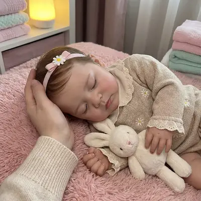 Lifelike Newborn Girl or Boy Doll with Soft Round Face, 12"/16" Reborn Baby