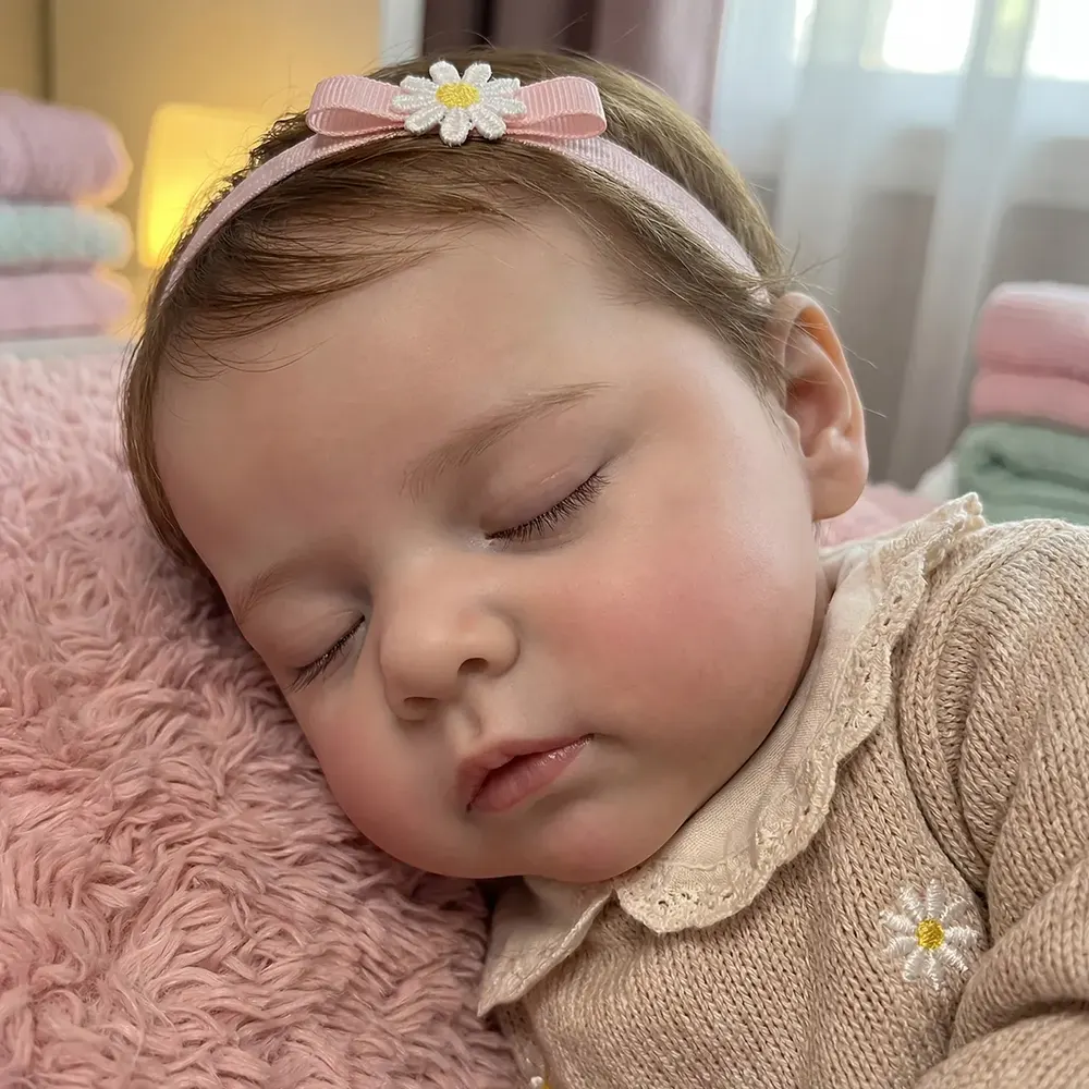 Lifelike Newborn Girl or Boy Doll with Soft Round Face, 12"/16" Reborn Baby, photograph 3