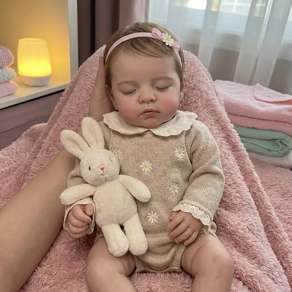 Lifelike Newborn Girl or Boy Doll with Soft Round Face, 12"/16" Reborn Baby, photograph 4