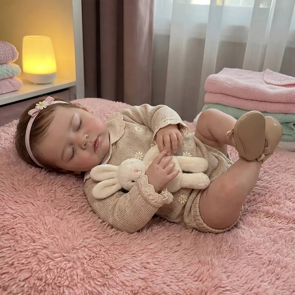 Lifelike Newborn Girl or Boy Doll with Soft Round Face, 12"/16" Reborn Baby, photograph 5