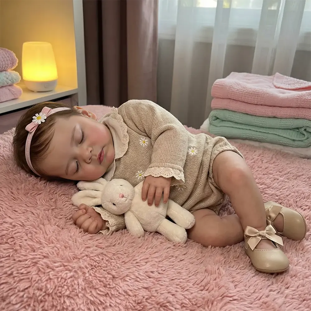 Lifelike Newborn Girl or Boy Doll with Soft Round Face, 12"/16" Reborn Baby, photograph 6