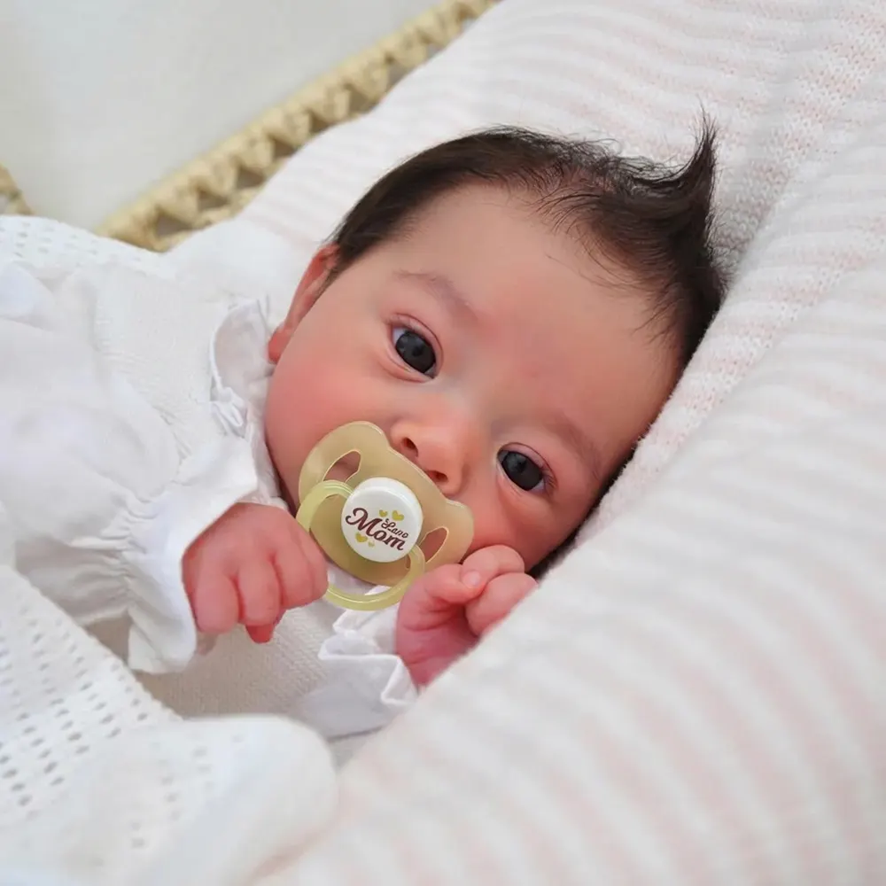 18" Reborn Baby Girl Doll with Lifelike Heartbeat and Breath, photograph 2