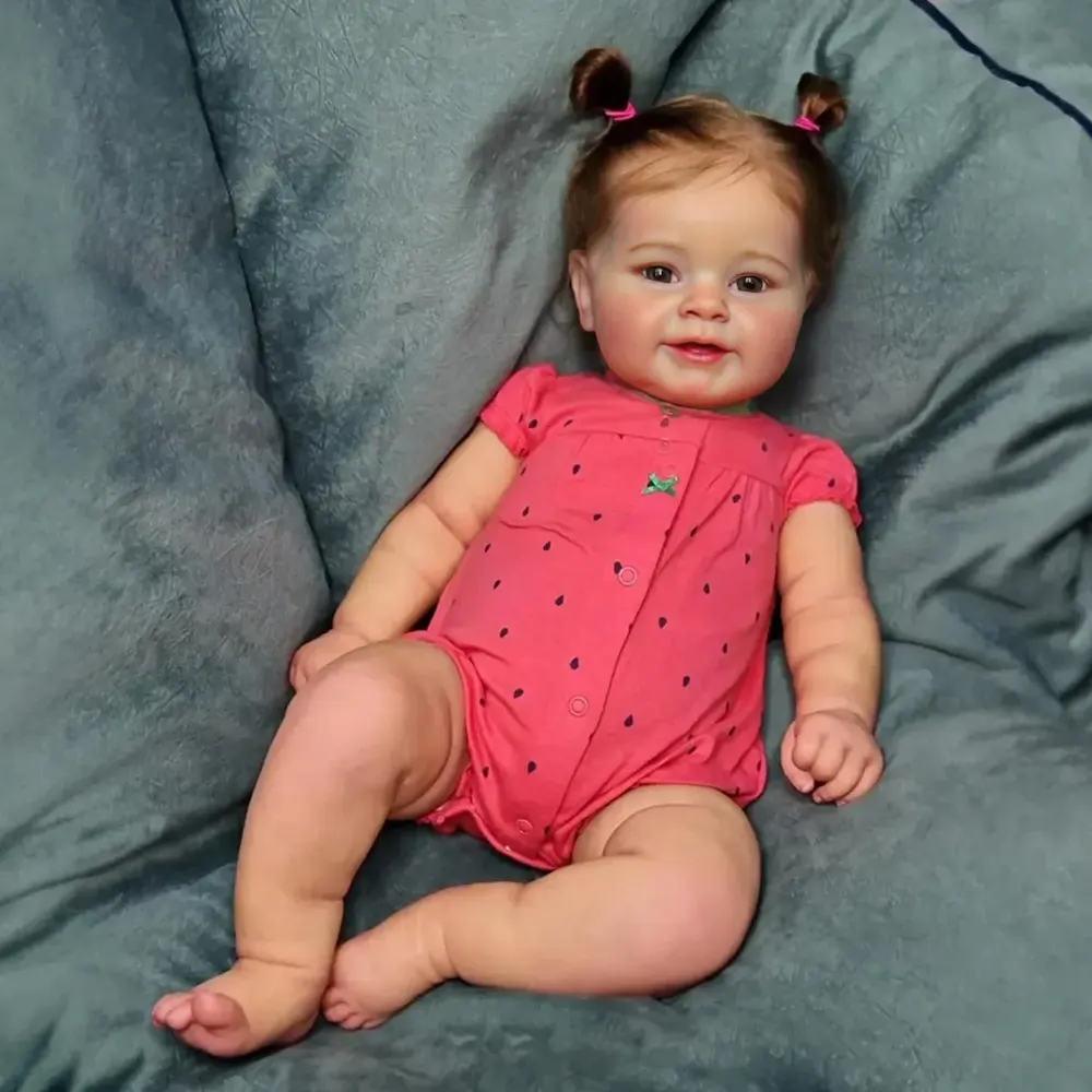 20" Awake Reborn Baby Doll Realistic Reborn Baby Toddlers Girl Cigera, photograph 2