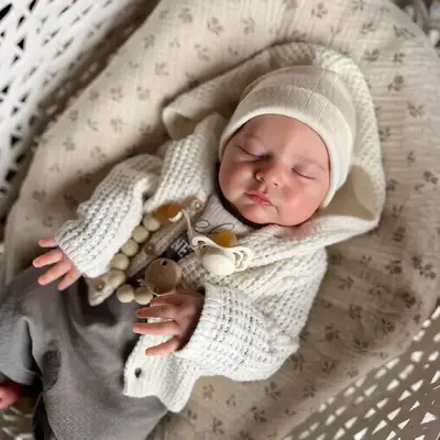 20" Reborn Doll with Soft and Weighted Cloth Body Could Sit