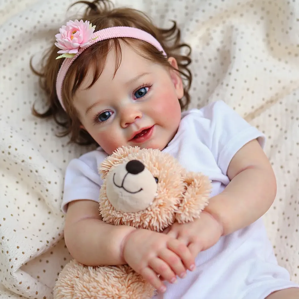 20" Reborn Toddler Realistic Baby Doll Girl Kikail with Chubby Lifelike Face, photograph 2