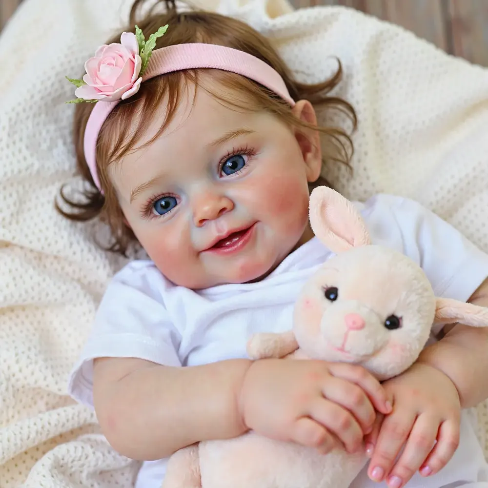 20" Reborn Toddler Realistic Baby Doll Girl Kikail with Chubby Lifelike Face, photograph 4