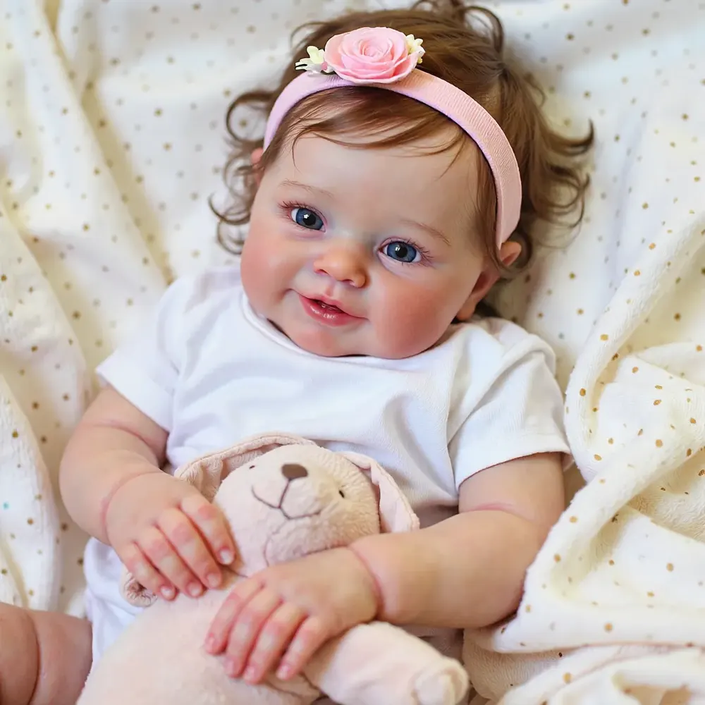 20" Reborn Toddler Realistic Baby Doll Girl Kikail with Chubby Lifelike Face, photograph 5
