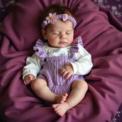 20" Silicone Vinyl Body Reborn Girl Doll Named Dazin with Brown Hair