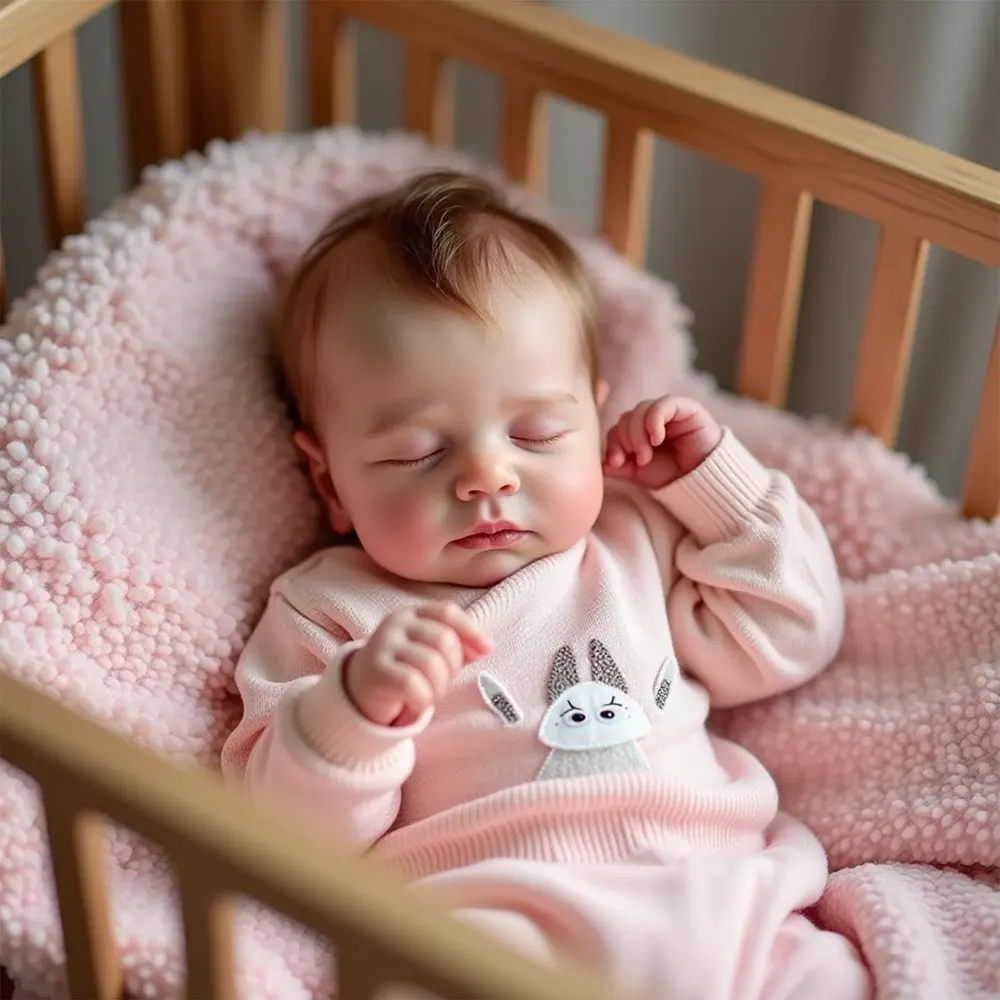 20" Truly Look Real Sleeping Baby Doll Girl Marce with Bottle and Pacifier, photograph 5