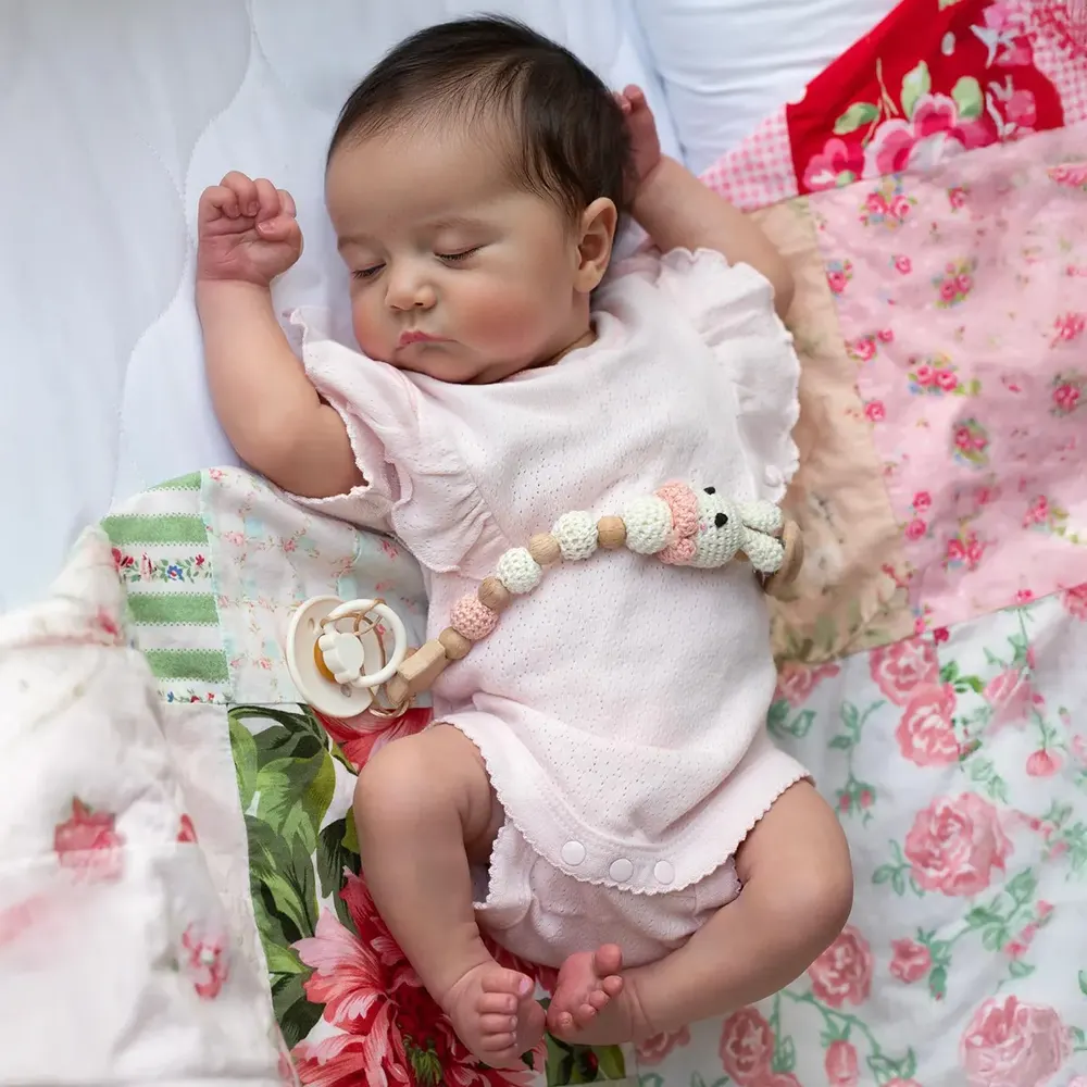 Lifelike Reborn Baby Dolls with Heartbeat Coos and Breath like a Real Baby, photograph 2