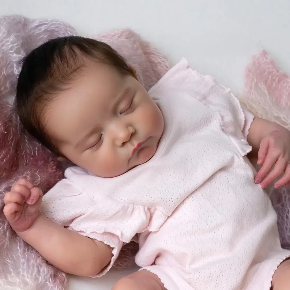 Lifelike Reborn Baby Dolls with Heartbeat Coos and Breath like a Real Baby, photograph 4
