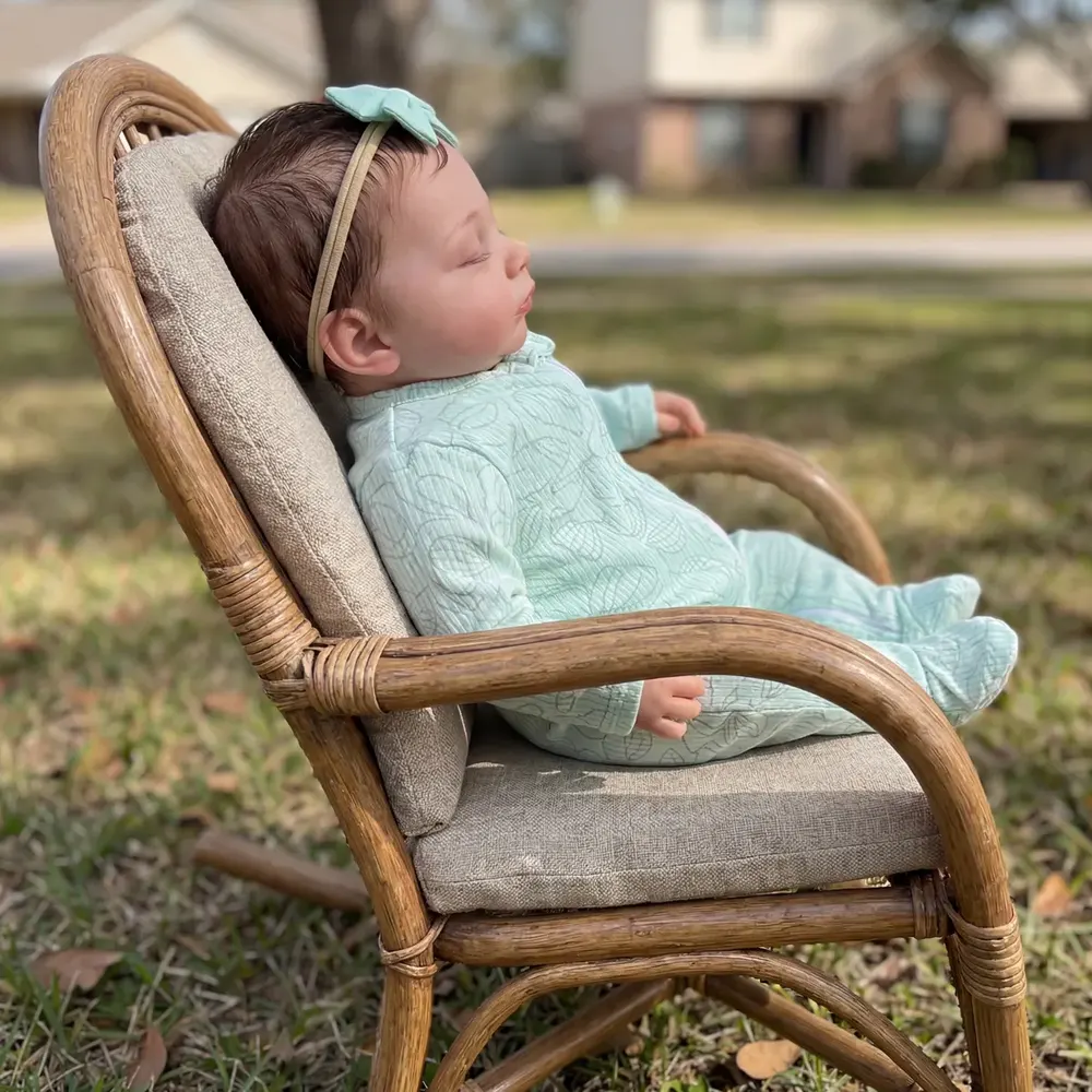 12", 16", & 20" Realistic Silicone Reborn Baby Doll with Short Brown Hair, photograph 5