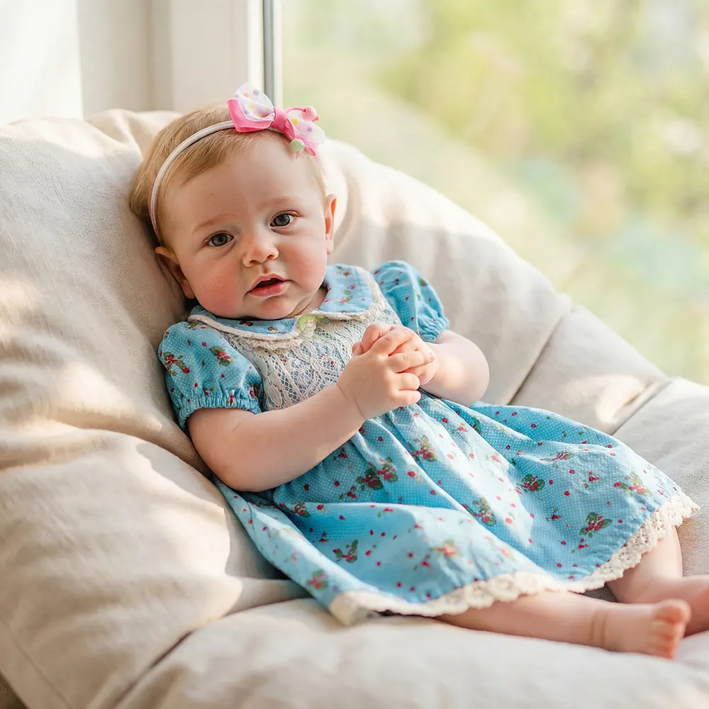 12" & 16" Full Body Silicone Bendable Reborn Baby Boy or Girl Dolls Named Aurelia, photograph 2