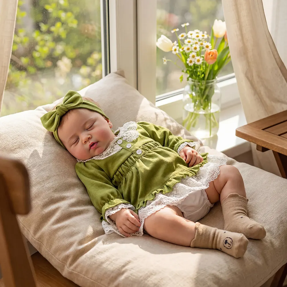 12" & 16" Full Body Silicone Bendable Reborn Baby Boy or Girl Dolls Named Aurelia, photograph 2