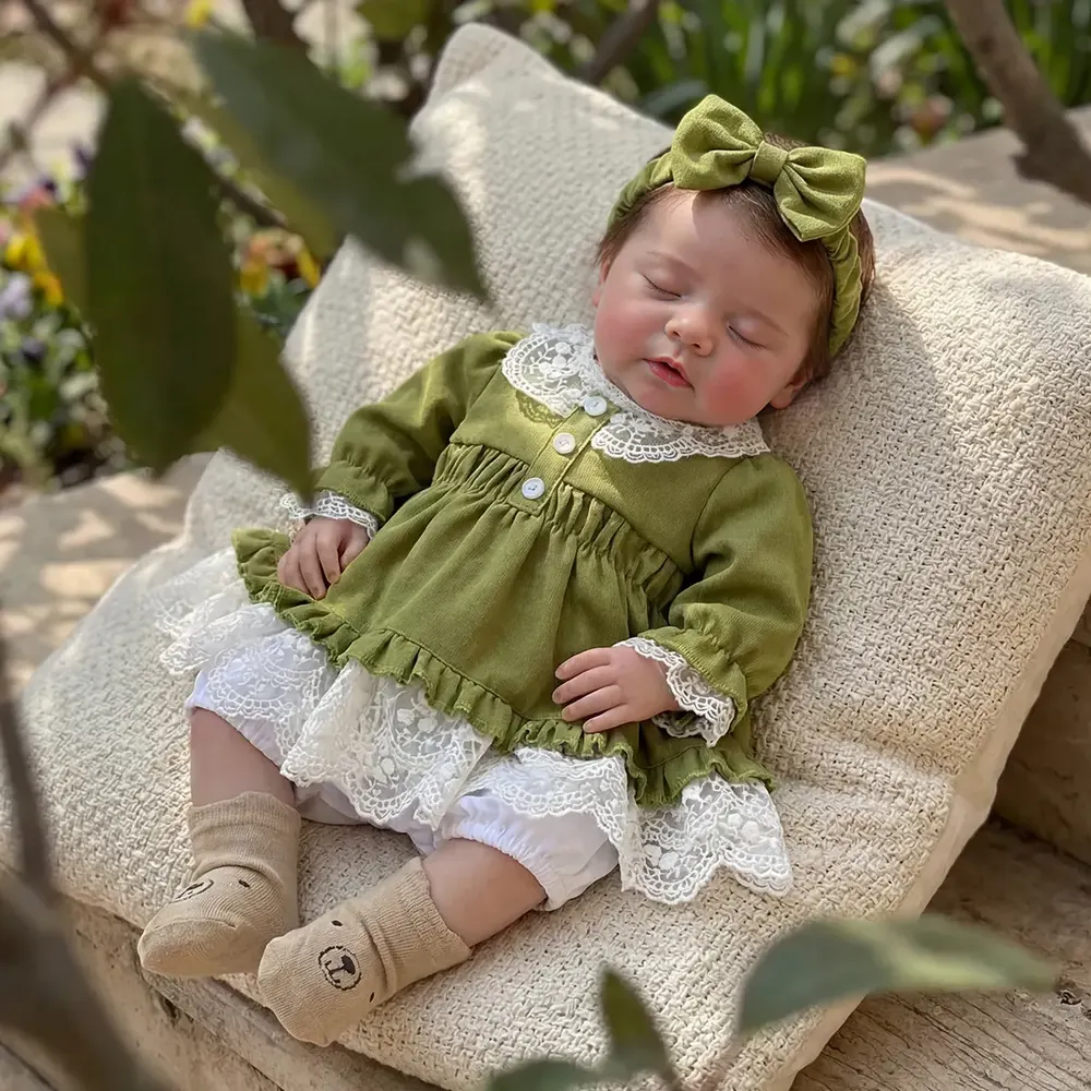 12" & 16" Full Body Silicone Bendable Reborn Baby Boy or Girl Dolls Named Juno, photograph 2