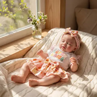 12"/16" Full Body Silicone Reborn Baby Boy or Girl Named Callen with Closed Eyes