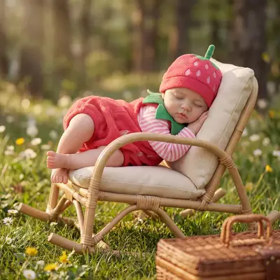 12"/16" Full Body Silicone Reborn Baby Named Paloma with Closed Eyes