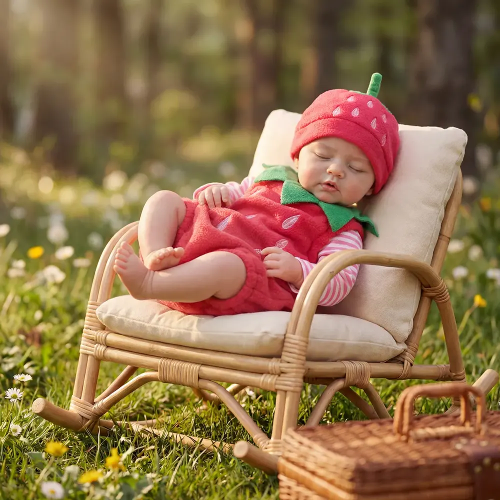 12"/16" Full Body Silicone Reborn Baby Named Paloma with Closed Eyes, photograph 2