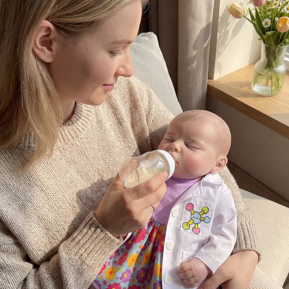 12" & 16" Realistic Soft Newborn Named Ottilie—Full Silicone Reborn Baby Doll, photograph 5