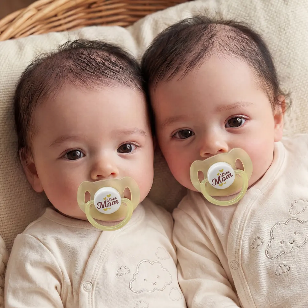Newborn Baby Reborn Dolls in 18", Girl Twins with Hand-Rooted Hair, photograph 3
