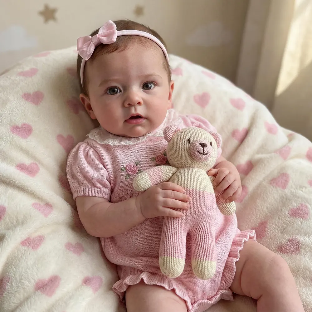 Newborn Full Body Silicone Baby Doll in 12"/16"/20", photograph 2