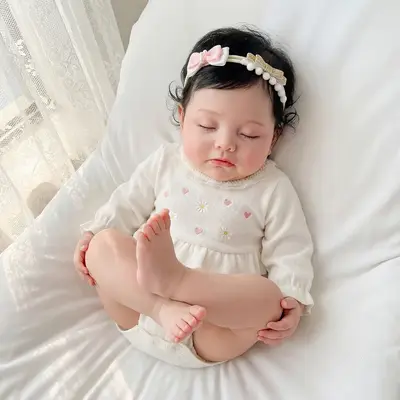 Newborn Full Body Silicone Baby Girl with Silky Skin, 12"/16"/20" Dolls