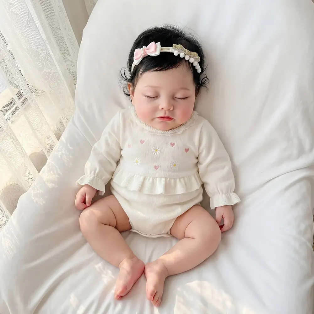 Newborn Full Body Silicone Baby Girl with Silky Skin, 12"/16"/20" Dolls, photograph 6