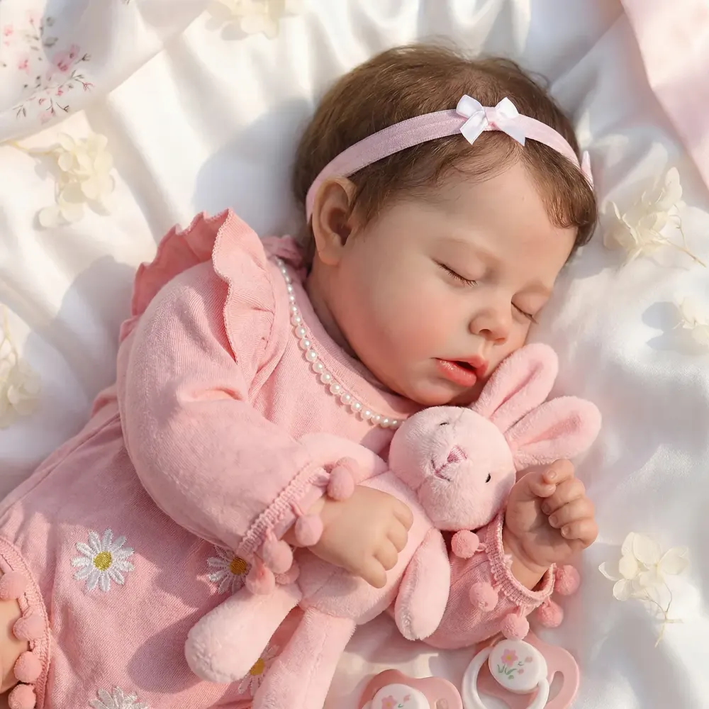 Newborn Reborn Baby Girl with Tender Silicone, 12"/16" Dolls with Realistic Infant, photograph 2