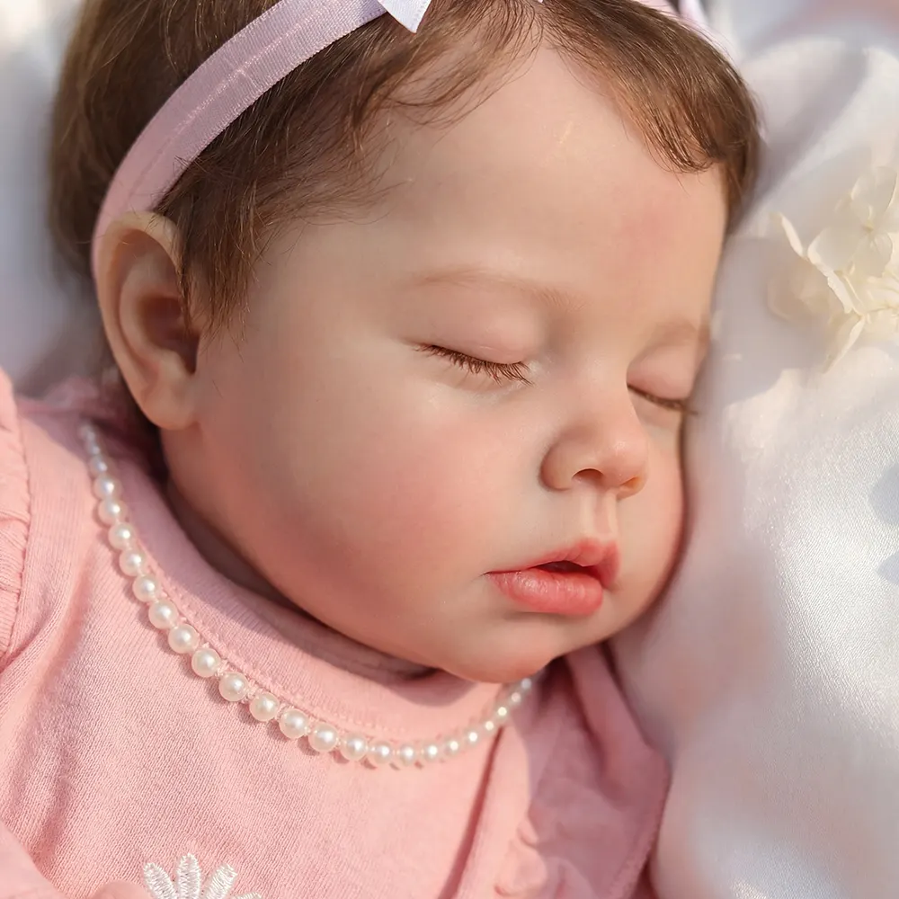 Newborn Reborn Baby Girl with Tender Silicone, 12"/16" Dolls with Realistic Infant, photograph 3