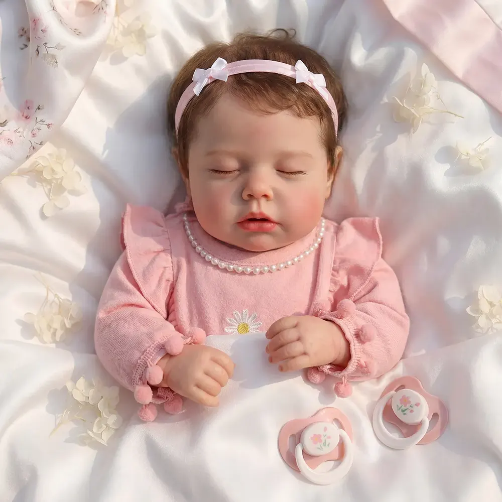 Newborn Reborn Baby Girl with Tender Silicone, 12"/16" Dolls with Realistic Infant, photograph 4