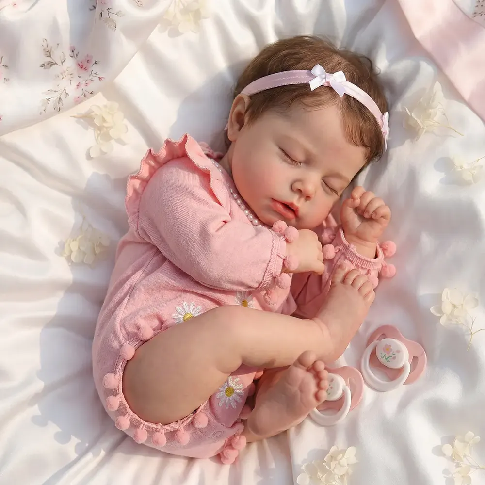 Newborn Reborn Baby Girl with Tender Silicone, 12"/16" Dolls with Realistic Infant, photograph 6