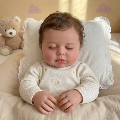 Newborn Silicone Reborn Baby with Smooth Soft Skin, 12"/16" Dolls