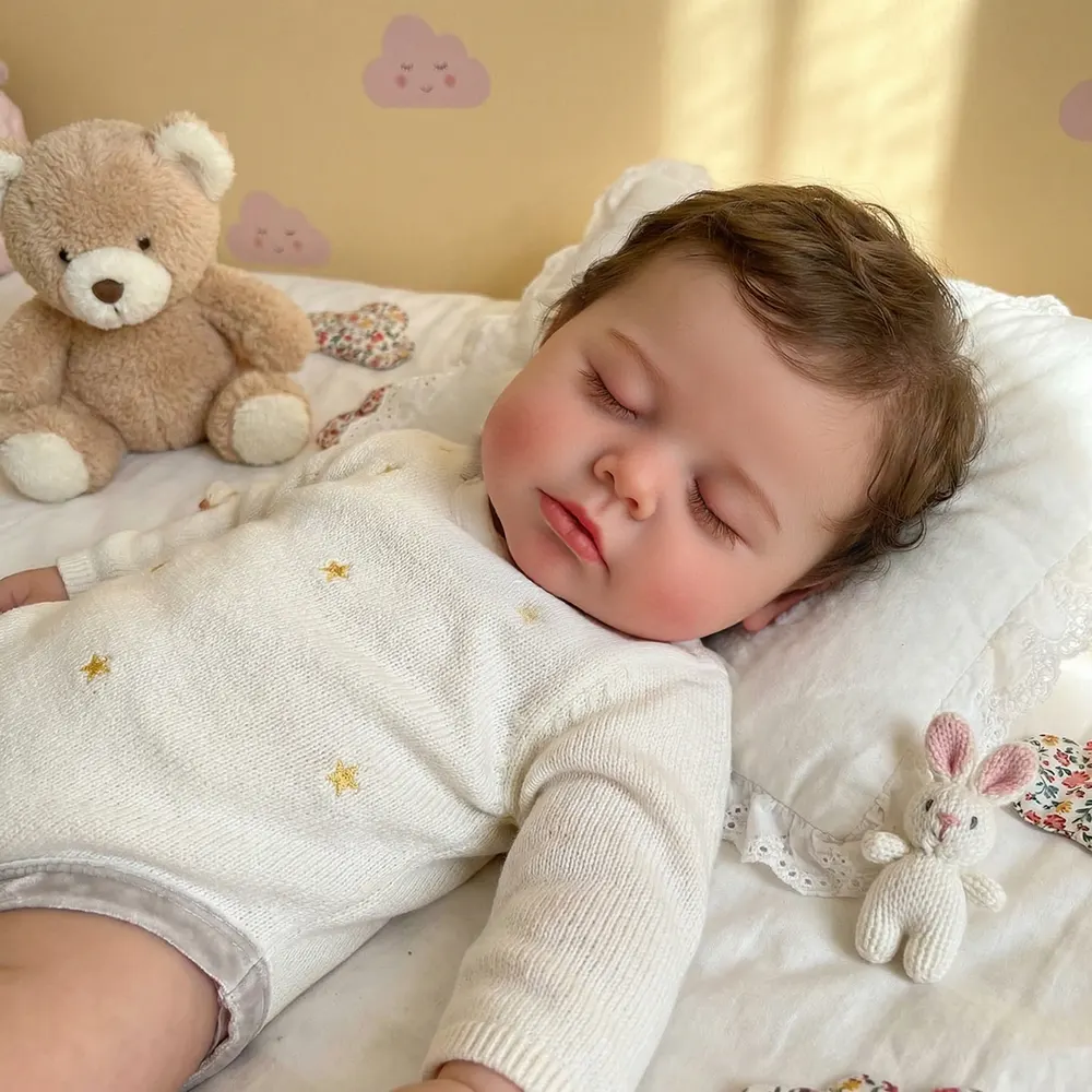 Newborn Silicone Reborn Baby with Smooth Soft Skin, 12"/16" Dolls, photograph 2
