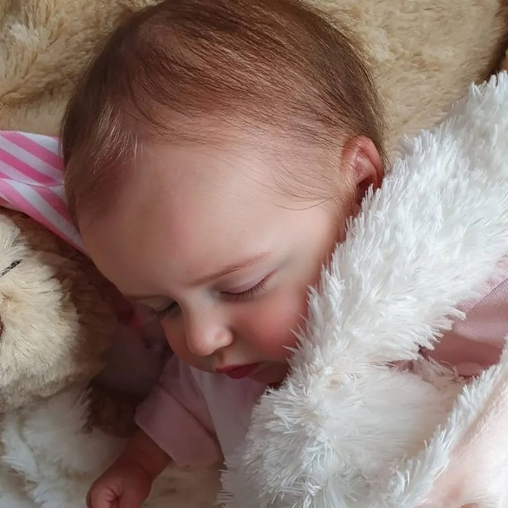 20" Soft Touch Sleeping Reborn Rosalie Baby Doll Girl Named Damita Lifelike Newborn, photograph 6