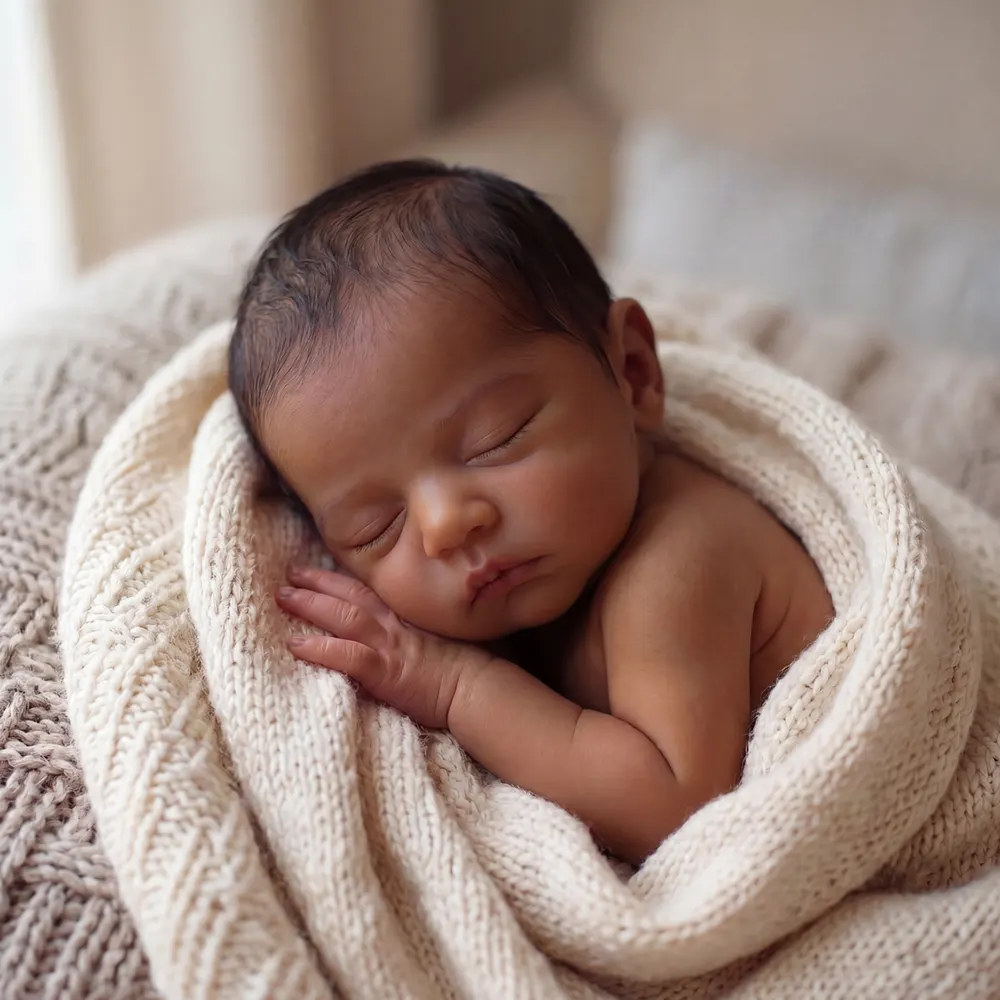 12"/16" Full Body Silicone African-American Reborn Baby Doll Miles—Ultra Realistic