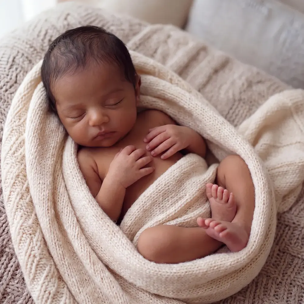 12"/16" Full Body Silicone African-American Reborn Baby Doll Miles—Ultra Realistic, photograph 2