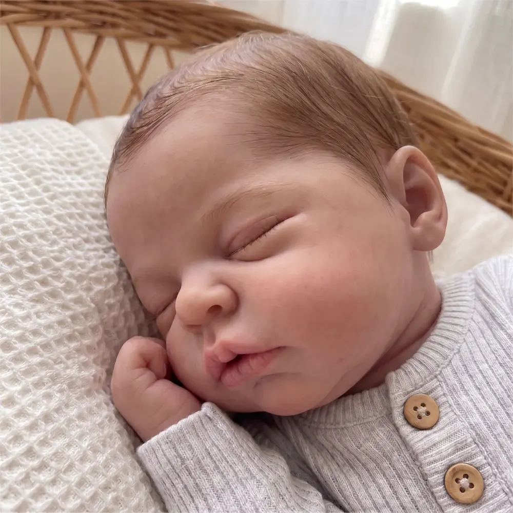 12"/16" Full Body Silicone Doll Newborn Baby with Real Touch and Realistic Baby – Nia, photograph 3