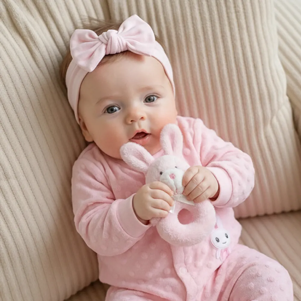 17" Heartbeat & Breathing Reborn Baby Girl with Realistic Thumping Beat, photograph 2