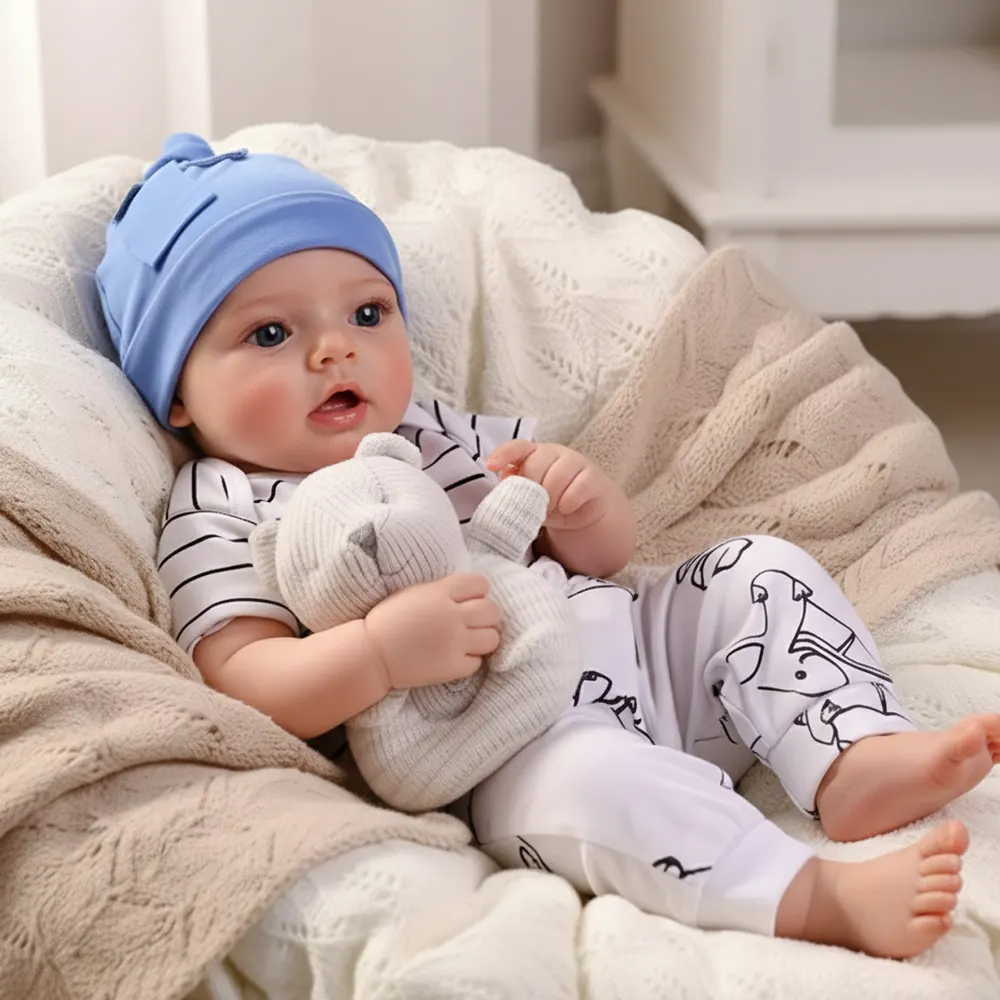 17" Lifelike Reborn Doll Featuring Heartbeat Coos and Breath Function, photograph 6