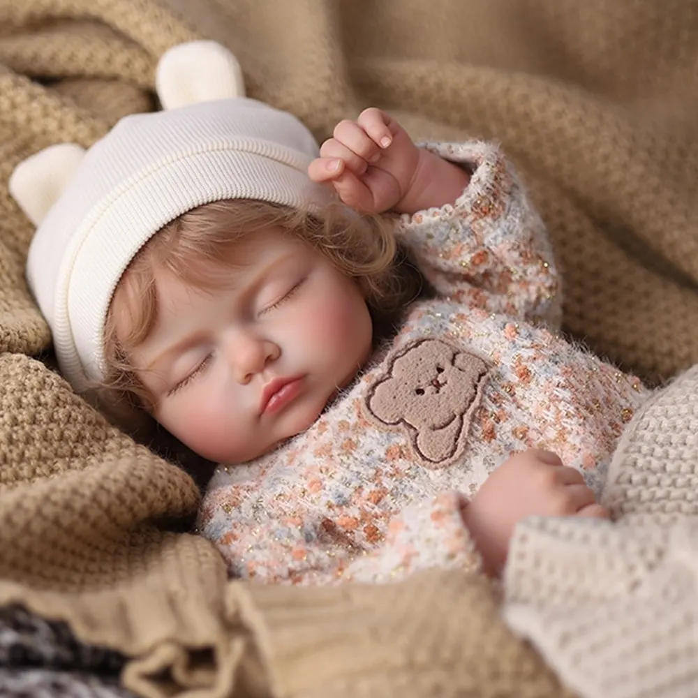 17" Realistic Reborn Baby with Natural Heartbeat Coos and Breath