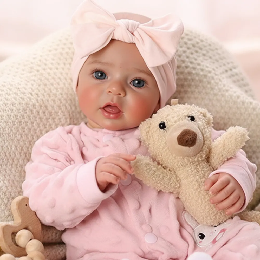 17" Reborn Doll with Real Baby Sounds and Regular Thumping Heartbeat