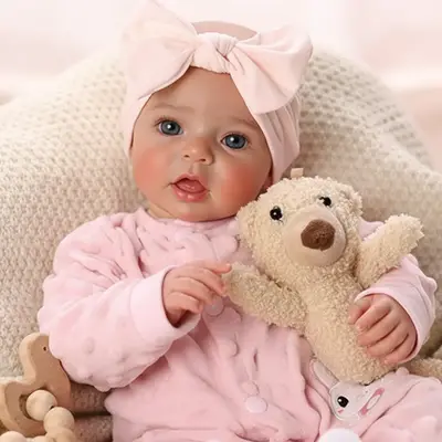 17" Reborn Doll with Real Baby Sounds and Regular Thumping Heartbeat