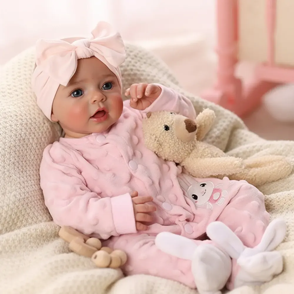 17" Reborn Doll with Real Baby Sounds and Regular Thumping Heartbeat, photograph 5